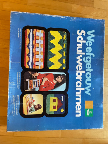 Vintage schul webrahmen holz - vintage, schul‑webrahmen