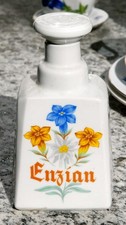 Porzellanflasche Enzian, für