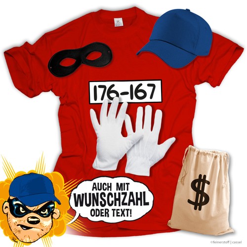 Shirt panzerknacker kostüm - t-shirt,