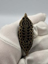 Alter Messing-Stempel Shankh Stirn Tilak