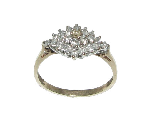 Damen karat gelbgold - 9,