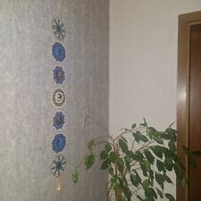 ?? Handbemalter Wandbehang mit Mondphasen – Boho Wohnkultur & Meditation ??