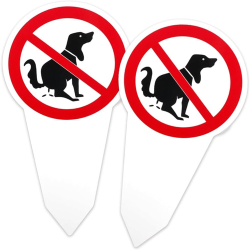 Stück schild kein hundeklo - 2,