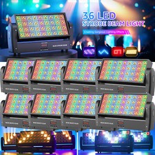 U`King 8 Stück 200W LED Moving Head Strahl RGBW Beam DJ Wall Washer Bühnenlicht