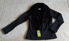 Neue schwarze Softshelljacke winddicht, wasserabweisend, atmungsaktiv Gr. 38