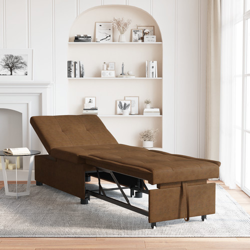 Vidaxl schlafsofa braun x - vidaxl,