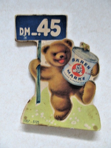 Bärenmarke werbeaufsteller - bärenmarke,