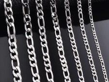 Massive 925 Silberkette Panzerkette Echtschmuck Herren  Versch. Längen & Breiten