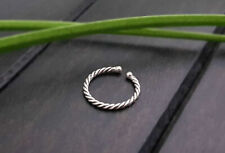 925 Echt Silber Septum Fake Klemmen Nasenpiercing Nasenring Piercing Helix Ring 