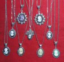 Kamee - Camee -  Cameo - Halskette - Anhänger - Tracht 3