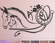 Wandtattoo Wandaufkleber Aufkleber Kinder Tattoo Pferd Horse Stute Fohlen 146