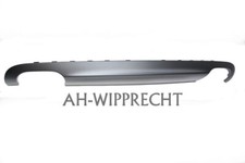 NEU Audi S6 A6 V10 Diffusor Spoiler Stoßstange Heckspoiler 4 Rohr platiniumgrau