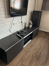 TV-Lowboard Schrank Fernseher Unterschrank Fernsehschrank Sideboard Kommode Holz