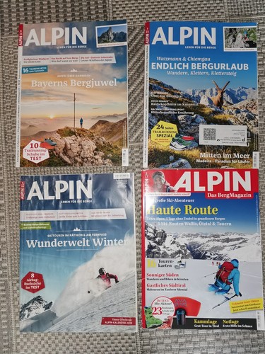 Zeitschrift magazin alpin - 4x, zeitschrift/magazin
