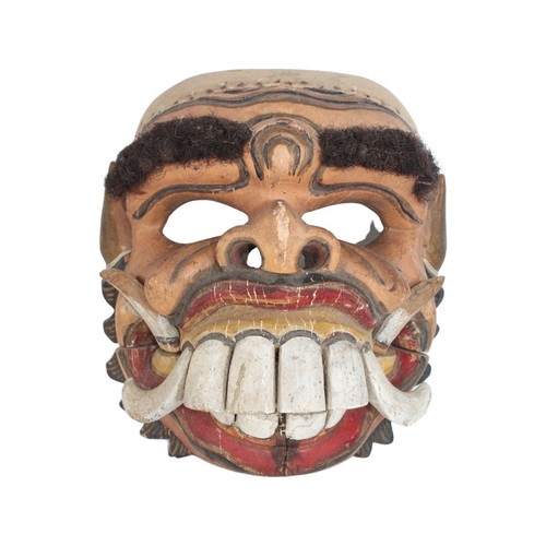 Alte java theatermaske aus - theatermaske,