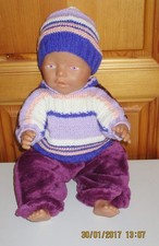 3tlg. Puppenkleidung - Passend