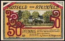 Notgeld Steinfeld 1920, 50