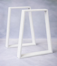 Tischbeine Metall Weiß