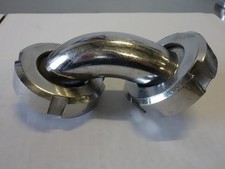 Edelstahl 90° Rohrbogen