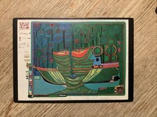 1 Postkarte, F. Hundertwasser
