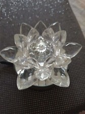 LOTUS BLUME-Kristallglas- auf