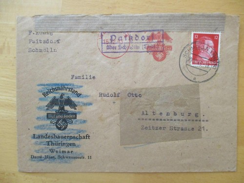 Landpoststempel - (1054),