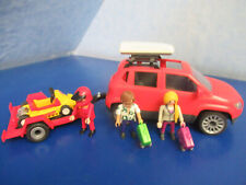 5436 Familien SUV Auto v Figuren Anhänger Go Kart  Playmobil 6420