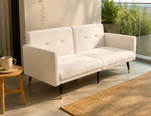 Sitzer samt schlafsofa - 2-sitzer,