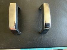 Stoßstangenhörnchen Mercedes W187 220 Messingguß Verchromt 2x Neu