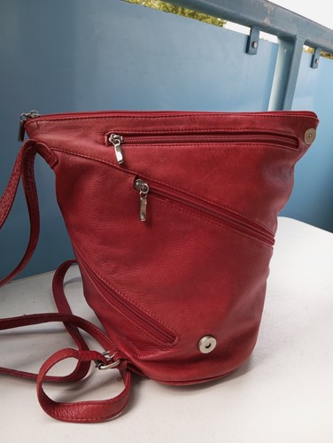 Rucksack damen leder - rucksack, rot