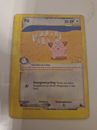 Cleffa pokemon karte tcg - pokemon,