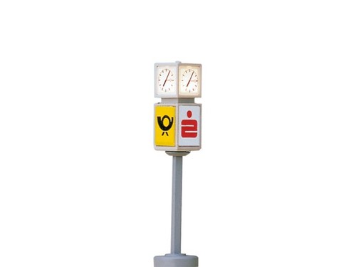 Brawa 4574 reklamesäule mit - reklamesäule,