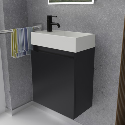Gästewc badmöbel waschbecken - gästewc,