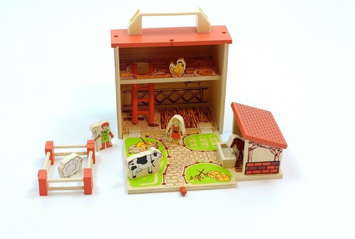 Spielkoffer bauernhof - spielkoffer,