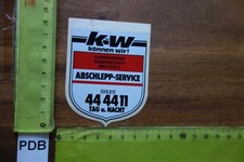 Alter Aufkleber KW Abschlepp-Service Bielefeld