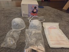 Nuliie Elektrische Milchpumpe S32, Tragbar, 2er Pack, freihändig, Akku