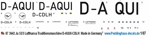 Peddinghaus decals 3642 - 1:87,