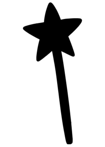 Prinzessin zauberstab vinyl - zauberstab,