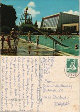 Ansichtskarte Lebenstedt-Salzgitter Schwimmbad - Rutsche 1975