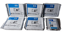 6x Orig. HP 38 - C9412A C9413A C9415A C9418A Satz Photosmart Pro B8850 B9180 NEU