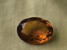 Citrin stein 12,5 Karat Vintage