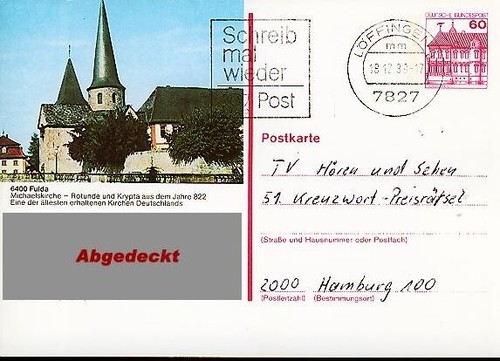 Bildpostkarte fulda - (345),