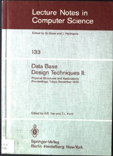 Data base design - design, techniques