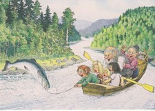 Künstlerkarte TROLLE FANGEN