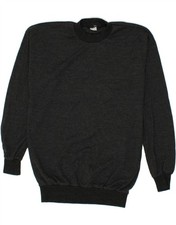 VINTAGE Herren Rollkragen Pullover Pulli mittelgrau CG90