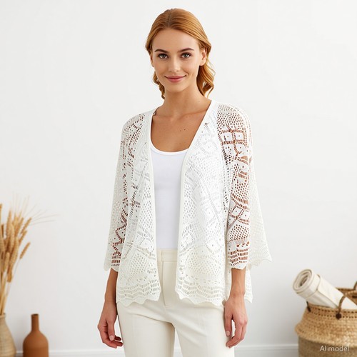 Boho romantik strickjacke - romantik,