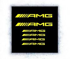 AMG NEON Aufkleber Set 6-Teilig freie Farbauswahl Motorrad Auto KFZ Tuning 