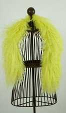 Schal aus echtem Tibetlamm 90cm lang Farbe Neon Gelb