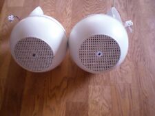 Zwei Kugelboxen Monacor EDL-420/WS Haupt-/Stereolautsprecher  Ball Speaker Paar