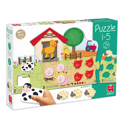 Goula 53438 holz - holz-puzzle, 1-5